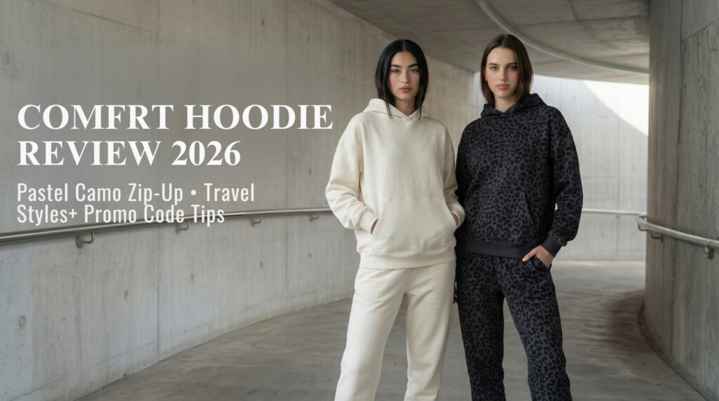 Comfrt Hoodie Review (2026): Pastel, Camo, Zip-Up & Travel Styles Plus Legit Promo-Code Tips