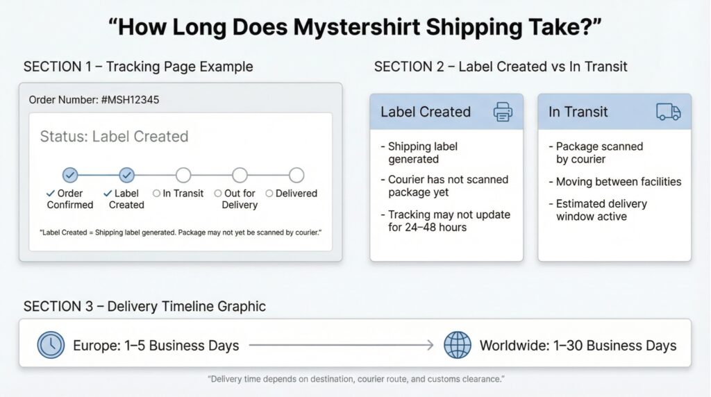 Mystershirt shipping time: how long does shipping take?