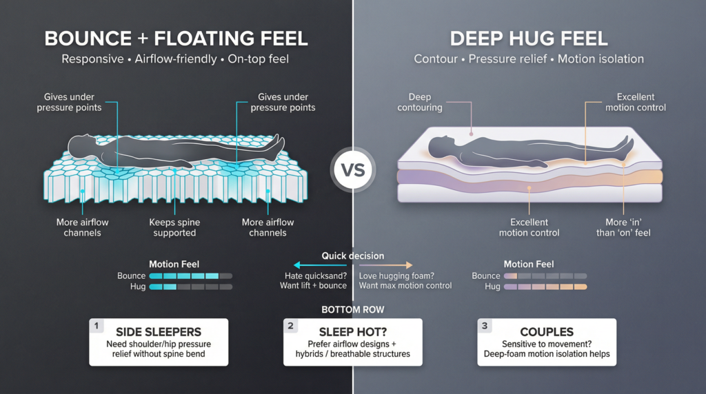 Step 1: Pick the feel you want (this matters more than brand)