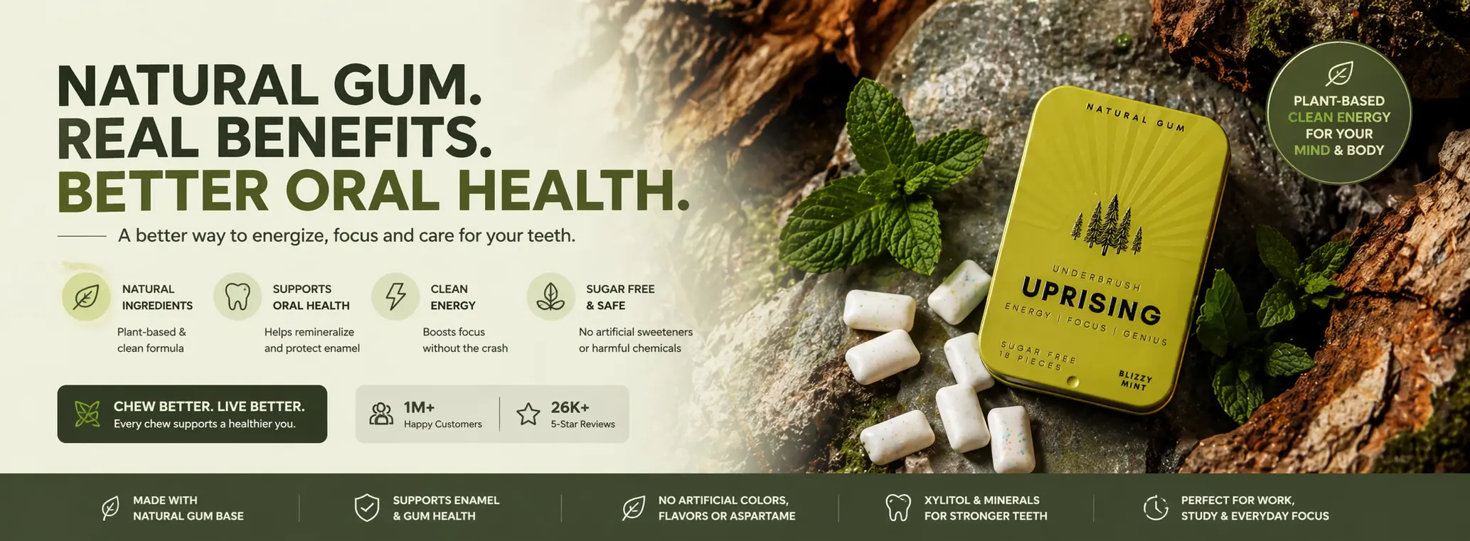 Natural gum for better health