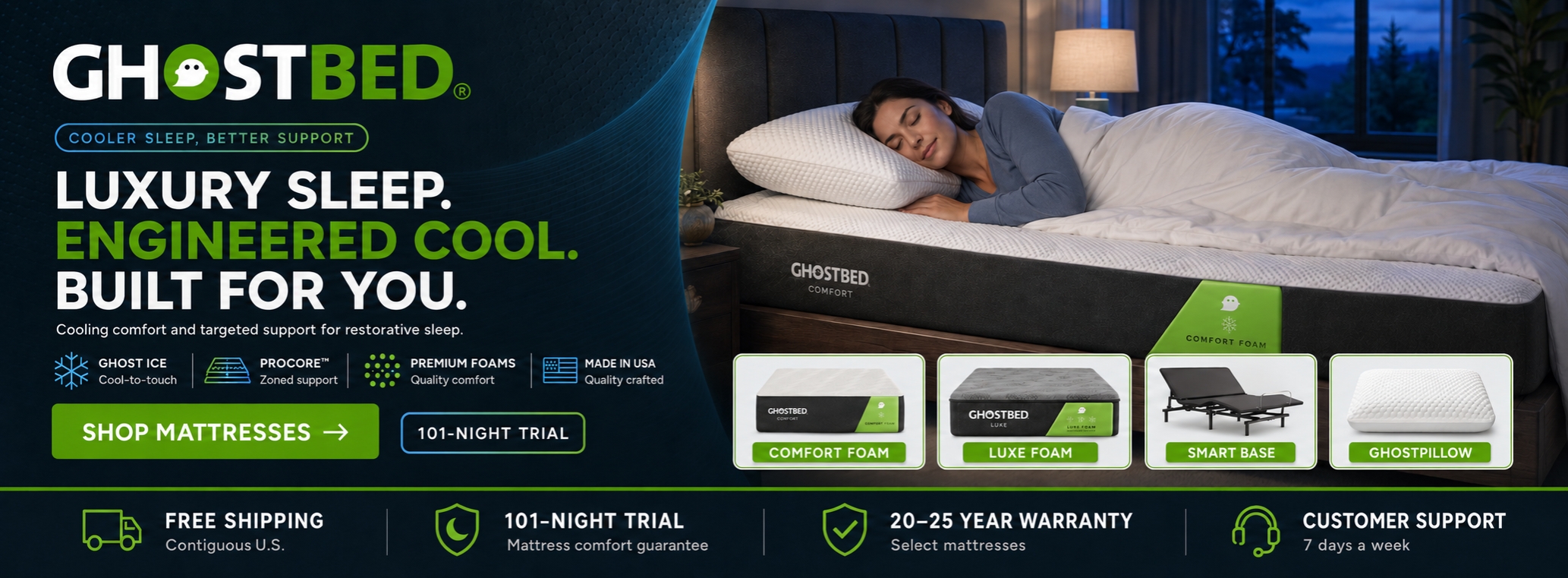 Peaceful solo sleep in a blue-hour bedroom
