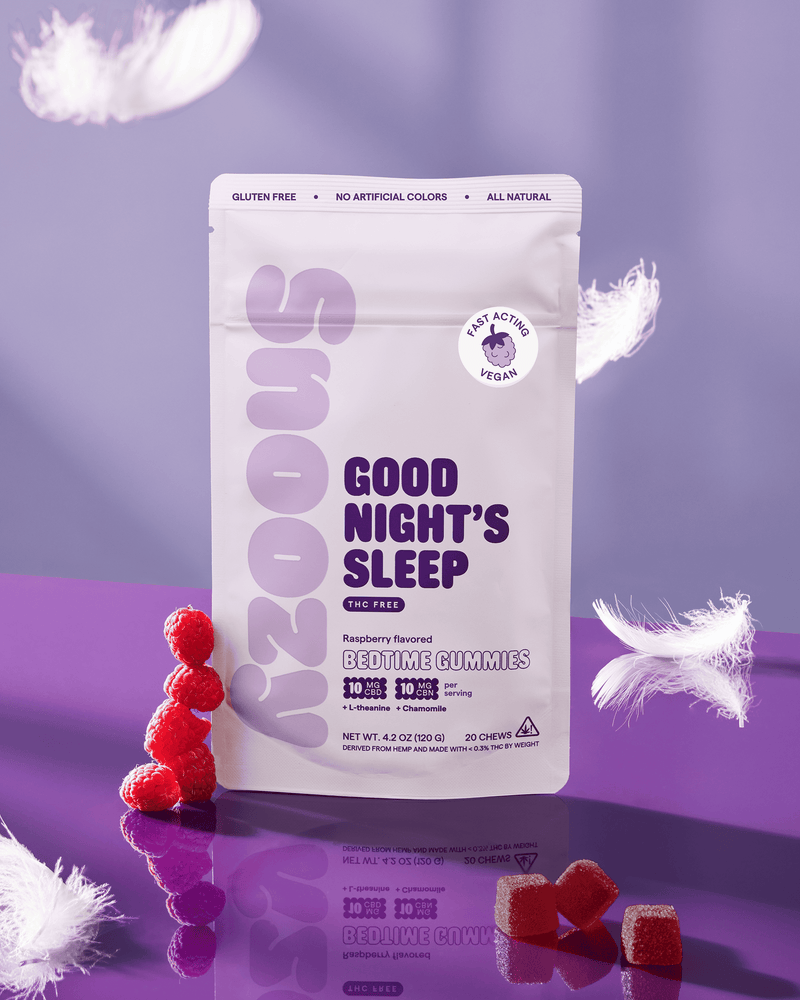 Snoozy Good Night's Sleep THC-Free Gummies