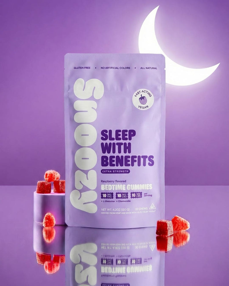Snoozy Sleep With Benefits Extra Strength Gummies