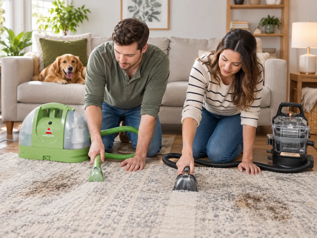 BISSELL Little Green vs HydroSteam for Pet Messes: When Is the Extra Cost Actually Worth It?