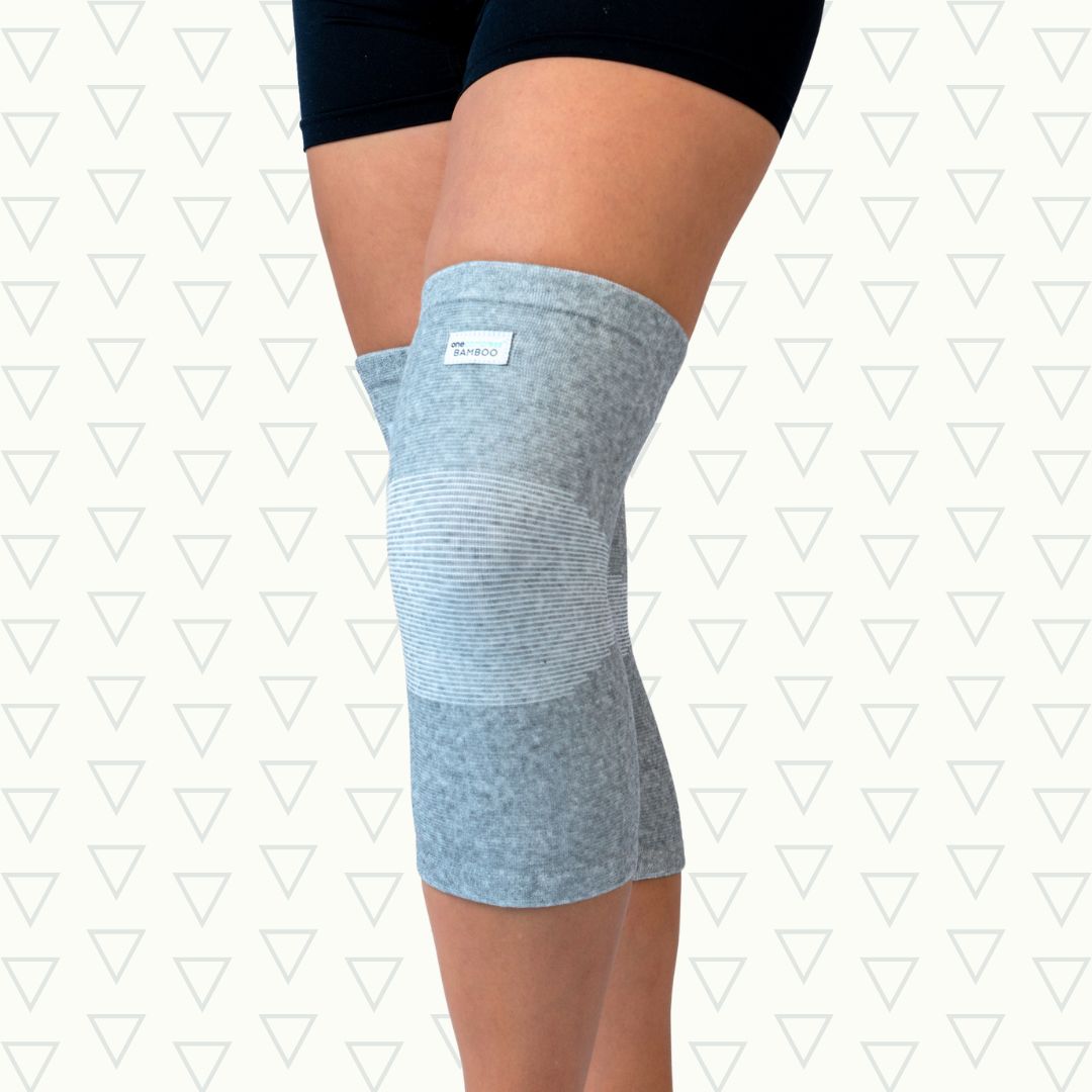Official OneCompress Bamboo Knee Sleeve lifestyle image