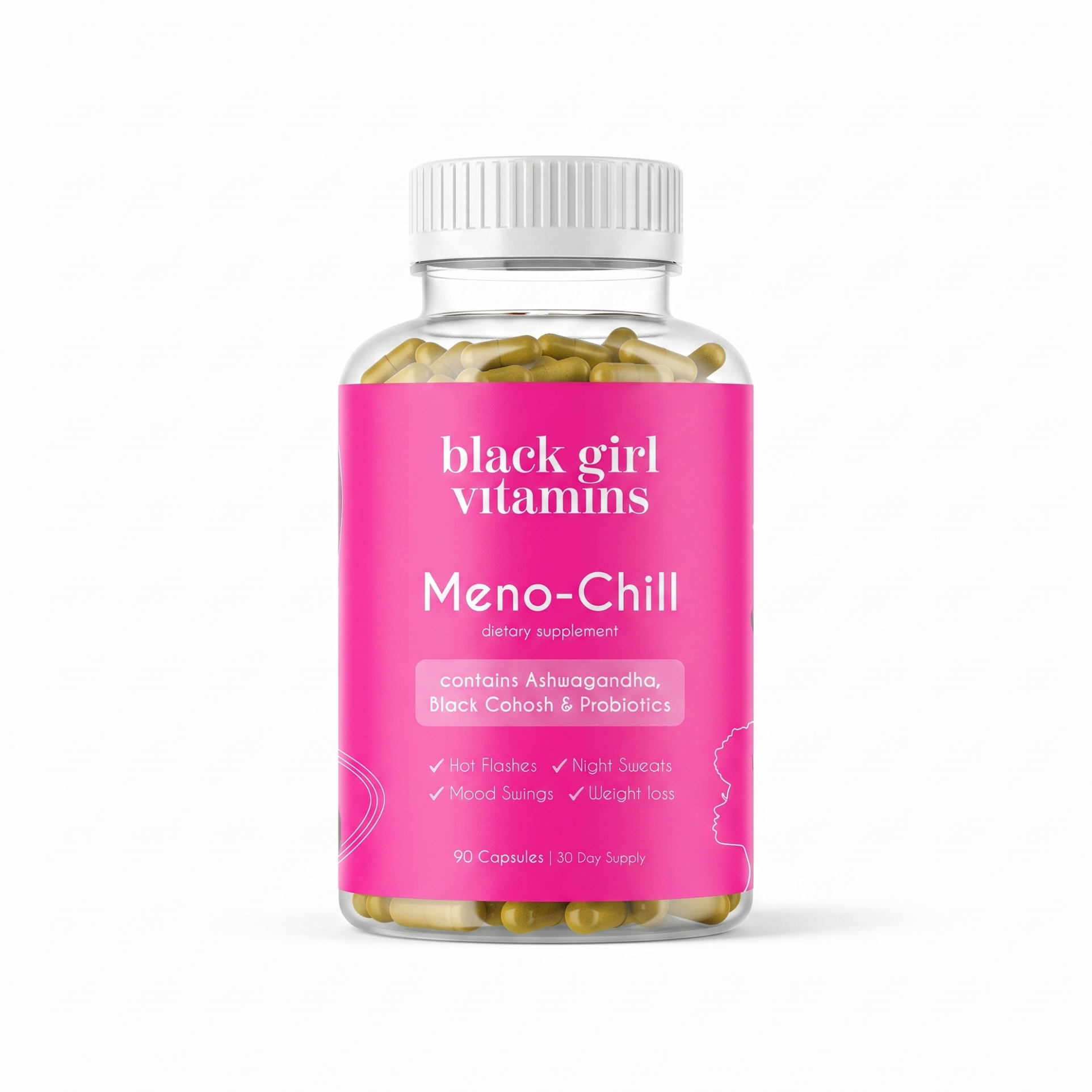 Black Girl Vitamins Meno-Chill one month supply