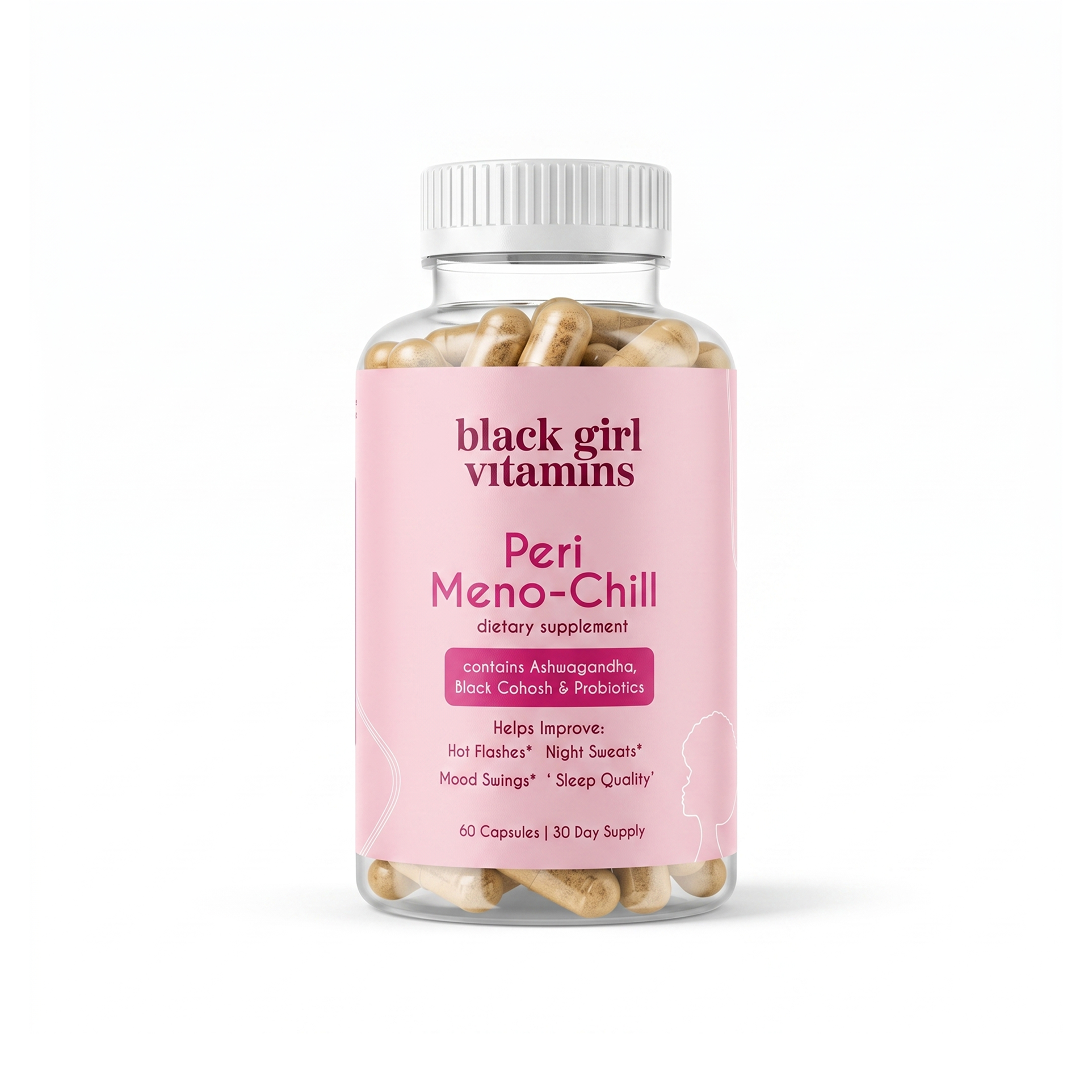 Black Girl Vitamins Peri Meno-Chill one month supply
