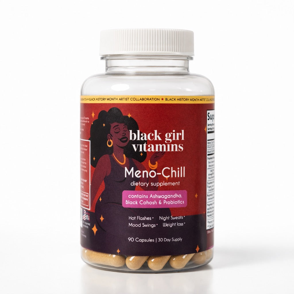 Black Girl Vitamins Meno-Chill bottle
